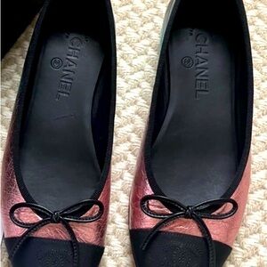 CHANEL Metier d’arts multi color rainbow ballet flats 100% authentic